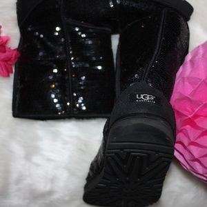 Black Sequin Uggs